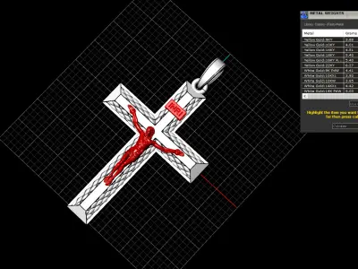 Cross model 682 3D print model