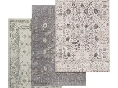 Rug Set 1451 3D model