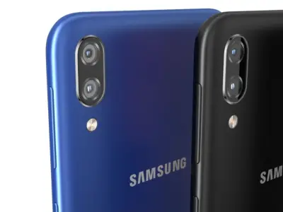 Samsung Galaxy M10 Black - Blu 3D model