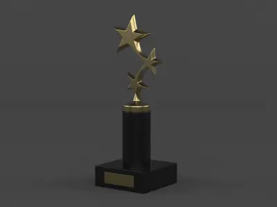 Trophy Cups 3D model