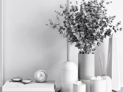 Decorative set 12 S 3D model