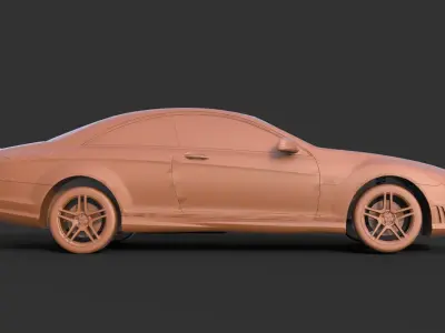 Mercedes-Benz SL65 3D print model