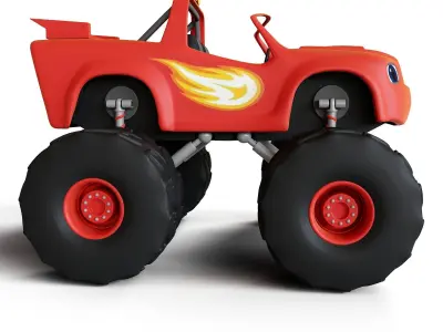 Toy Blaze from the cartoon Blaze and the monster machines 3D model