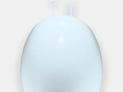 KALLBLIXT Wall lamp Low-poly 3D model