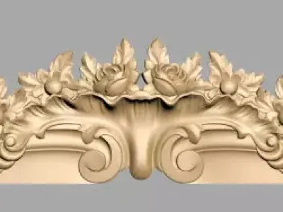 Carved Decor 3D model
