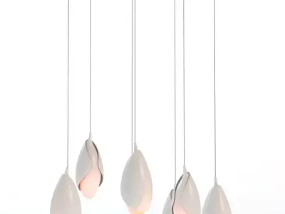 Chrysalis Pendant Light 3D model