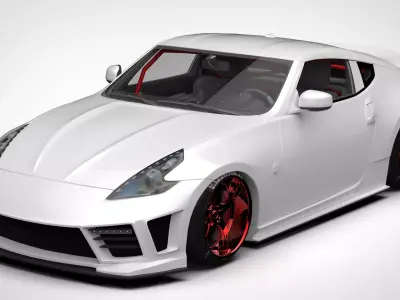 Nissan 370Z Weber Sports Bodykit 3D model