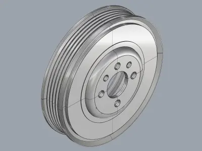 Pulley 01 3D model