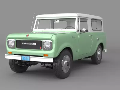 1967 International Harvester Scout 800 3D model