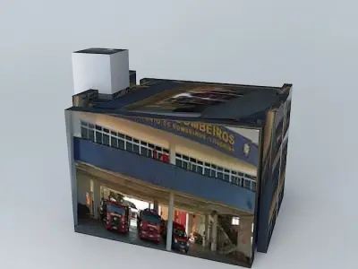 3 Grouping Fire Londrina Central 03 Free 3D model