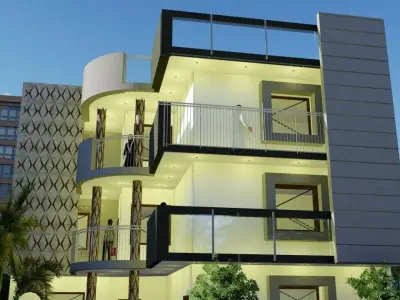 Luxury Villa modern Villa  modern house 3D model