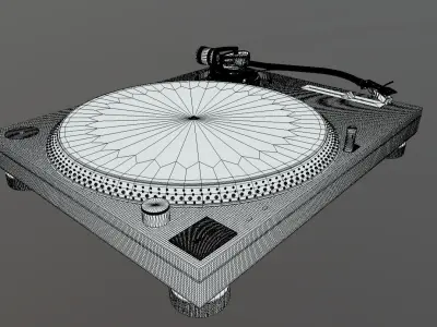 Technics MK2 Turntable 3D model