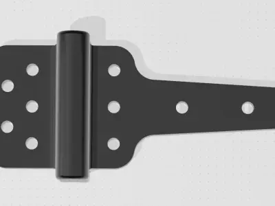 1 Scale  Door Lock Wooden Boxcar Live Steam 3D print model