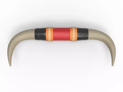 Bull horns for car ot truck Version 3 Scale 1 to 25 3D print model