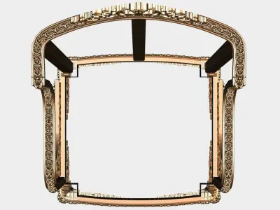 Carved single sofa for cnc 20 3D model