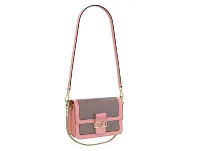 Louis Vuitton Dauphine Bag Pink 3D model