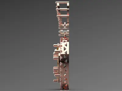 woman pendant jp0281 3D print model