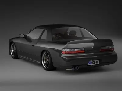 Nissan Silvia S13 1994 3D model