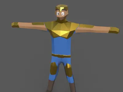 Low Poly Characters Pack Low-poly 3D model