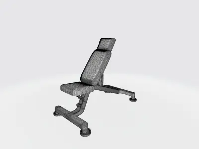 Weight bench 3D print model