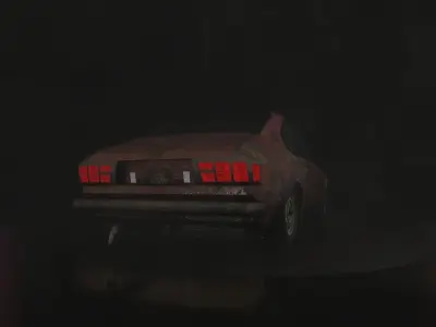 Toyota Corolla RS5 Low-poly 3D model