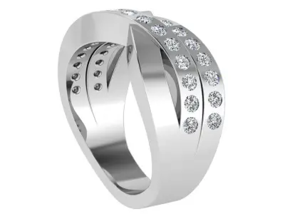 Diamond Twisted Band 4506 3D print model
