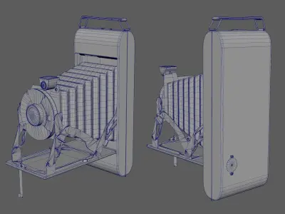 Kodak Antique Folding Camera 3D model