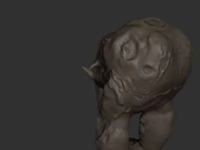 Hell hunter monster 3D model