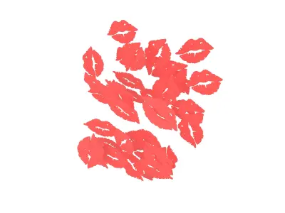 Many Kisses Mark v1 001 3D model