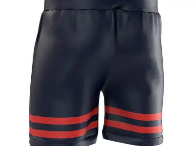 Soccer Jersey Shorts 3D model