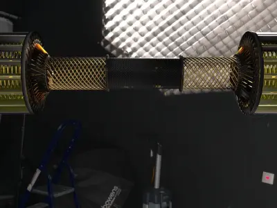 Dumbbell concept 3D model