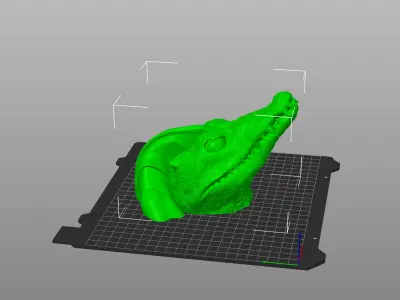 Egyptian God Sobek - Anubis Bust   3D print model