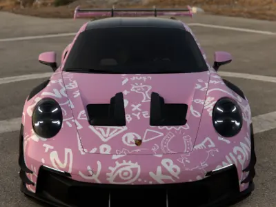 Porsche GT3 RS Special Edition 3D model