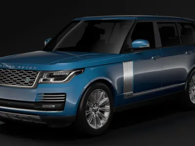 Range Rover Autobiography LWB L405 2018 3D model