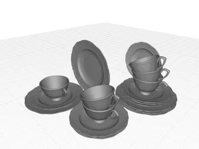 Meyersdale Dinnerware Set  3D model