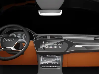 Realistic Audi A7 3d model 3D model