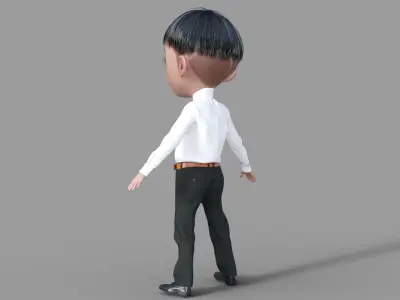 3D Model Boy In Suit 3D model