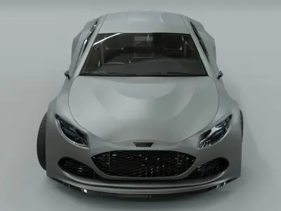 Generic Full Sports Car Pack 3D model