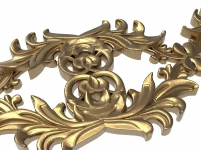 decorative pattern ready for 3D printing 3D model 39