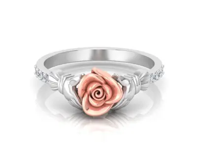 Women Ring  Render 3dm STL OBJ FBX Details 3D print model