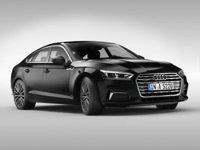 Audi A5 Sportback 2017 3D model