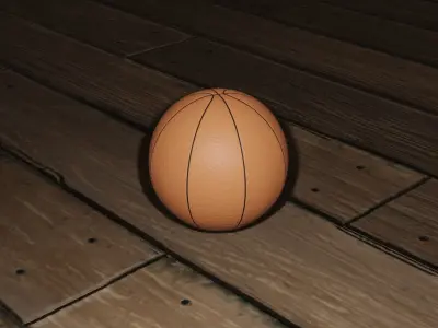 Basket Ball 3D model