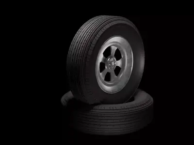 Tire - 3D model Low-poly 3D model