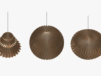 Christmas Toy Paper Set 3D model