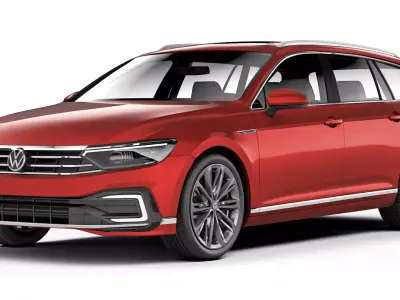 Volkswagen Passat Variant GTE 2020 3D model