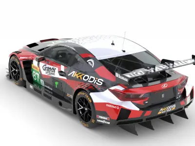 Lexus RCF LMGT3 2025 WEC 3D model