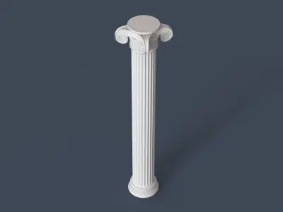 Ionic Column 002 3D model