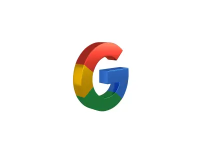 Google Logo v1 002 Free low-poly 3D model