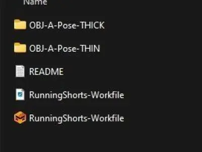 Marvelous Designer CLO Male Sport shorts Sportswear 3D Model 3D model