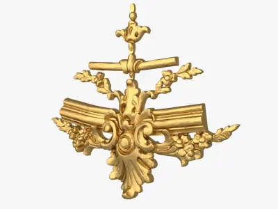 Classic decor ornament 231 3D model
